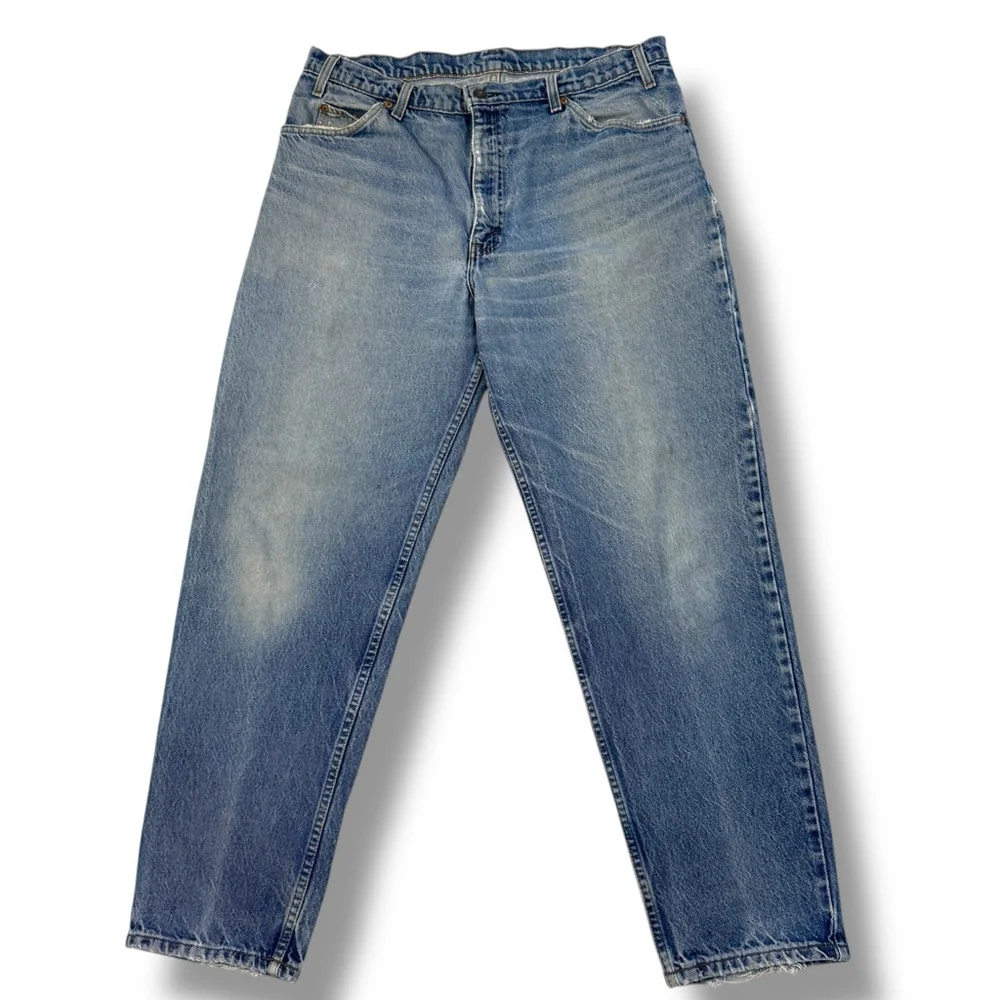 Levi's 505 Orange Tab Jeans 38x30 USA Vintage